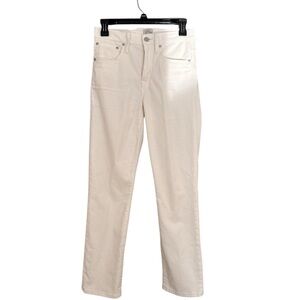 J. Crew NWT Ivory Slim-Straight Corduroy Pant; Size: 25P